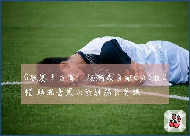 G联赛季后赛：杨瀚森贡献6分5板2帽 助混音黑七险胜船长晋级